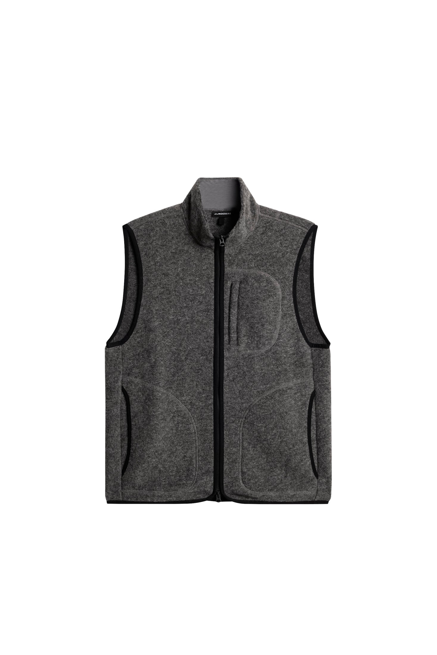 Duncan Wool Fleece Vest / Light Grey Melange – J.Lindeberg