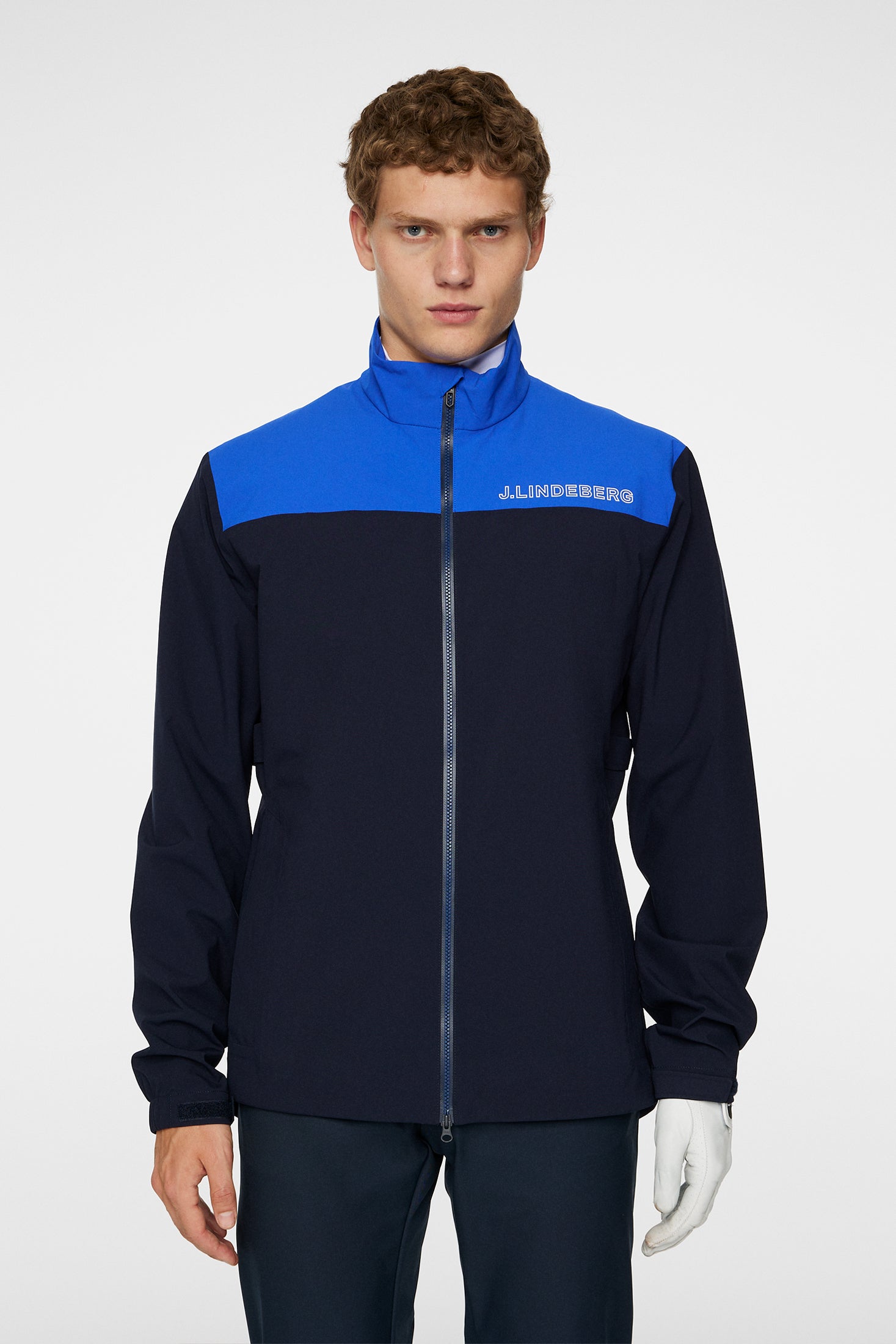 値下げ【希少品】J.LINDEBERG ブリッジ ジップアップジャケット XL