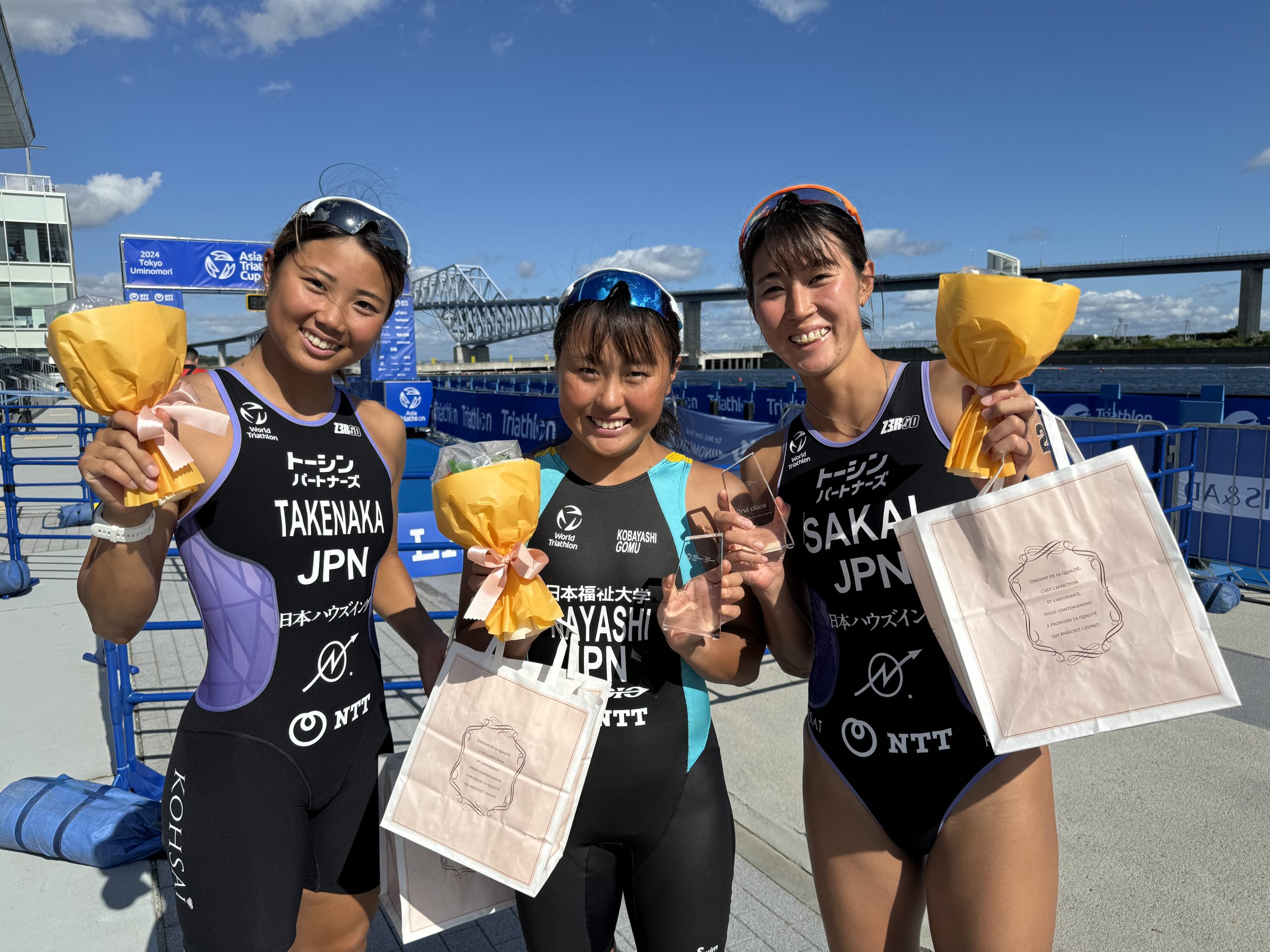 asics トライアスロン 日本代表 非売品 支給 L asics トライアスロン