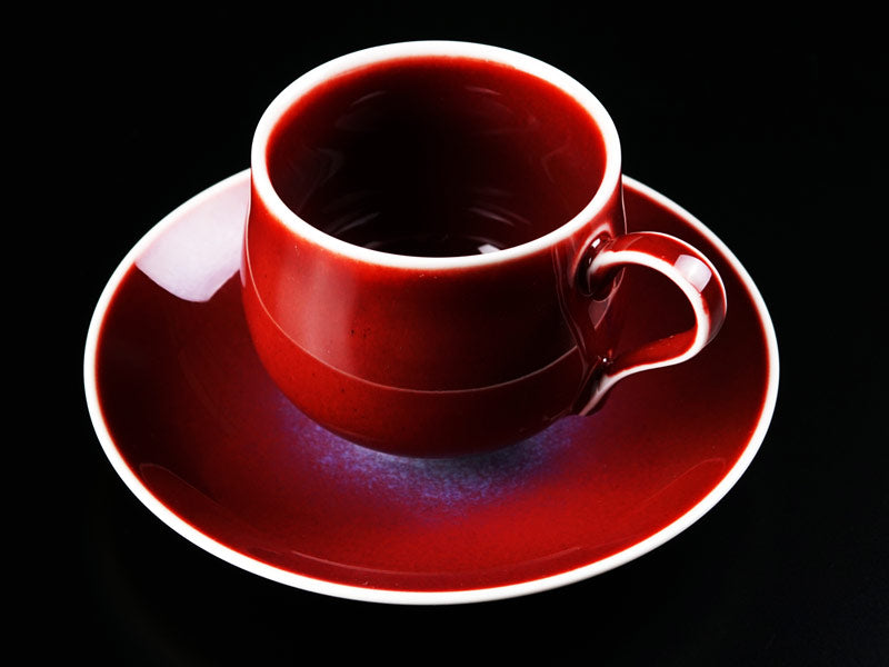 有田焼ペアコーヒーカップ 燿変2色