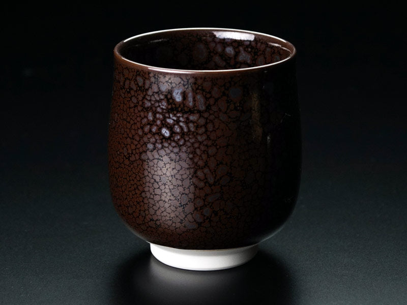 有田焼】湯呑 龍鱗油滴天目