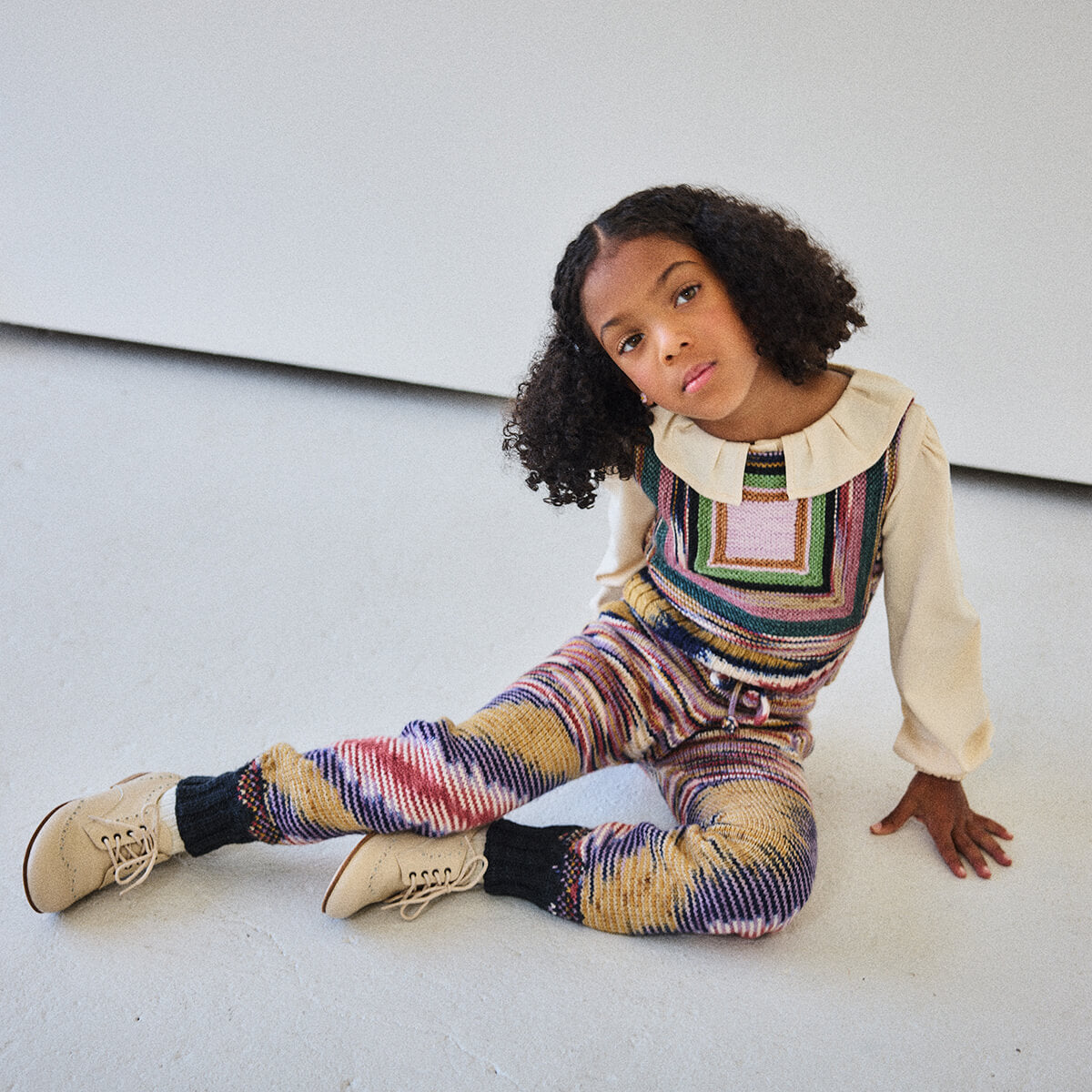 Pinecone Snowy Day Legging in Solstice Space Dye by Misha & Puff