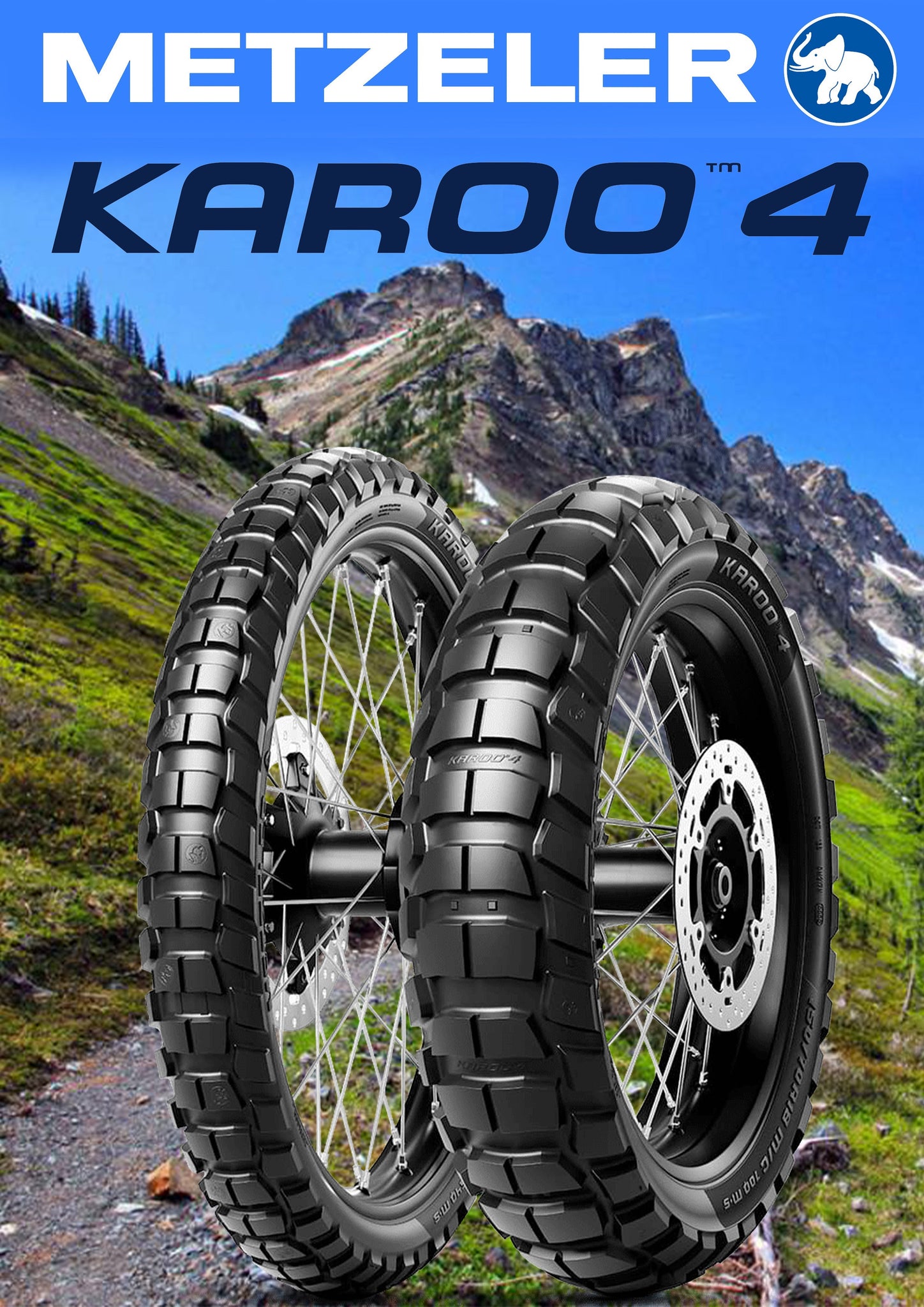 Metzeler KAROO 4 90/90-21 & 150/70-18 COMBO | Just Bike Tyre