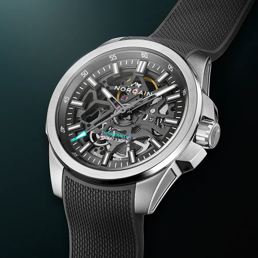 インディペンデンス スケルトン 40MM スチール - N3008.07S01.G01.R01