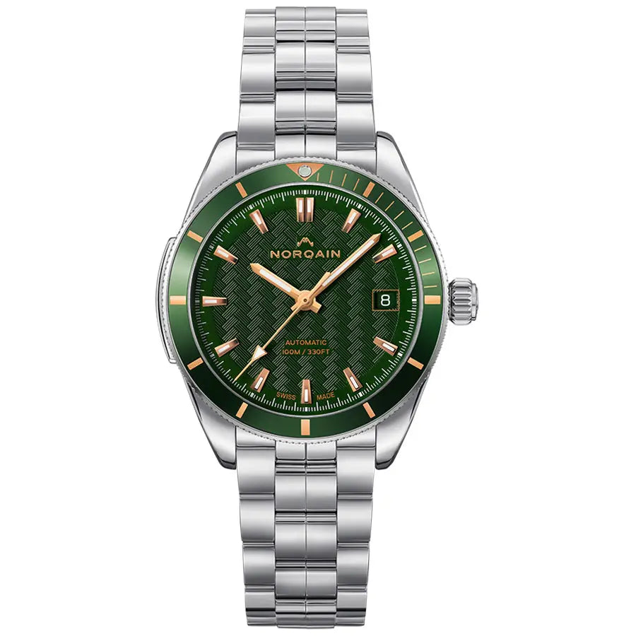アドベンチャー スポーツ 37MM グリーン＆ゴールド｜ノルケイン