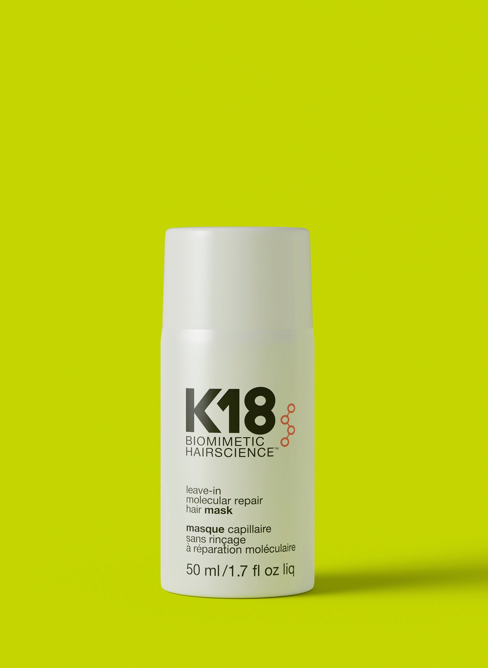Full-Size Leave-In Molecular Repair Hair Mask 50mL | K18Hair