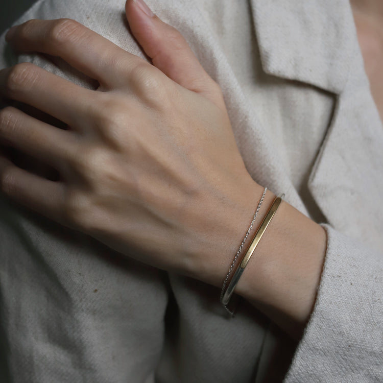 PRE RELEASE】flat cable chain bracelet SV