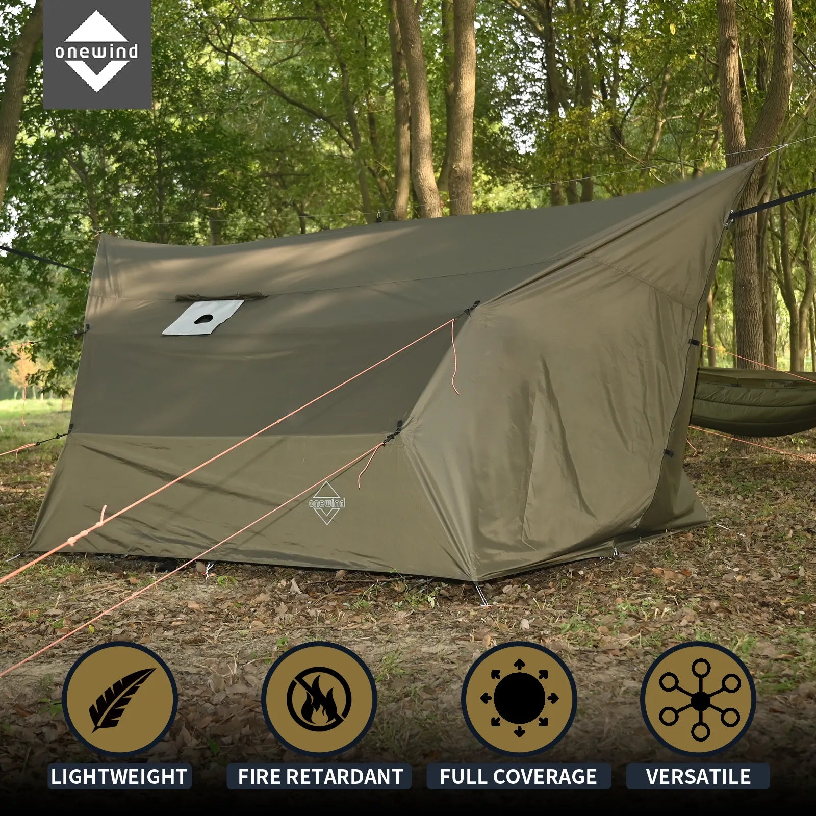 2人用ホットテント – ストーブジャック付き軽量テント | Onewind® Outdoors