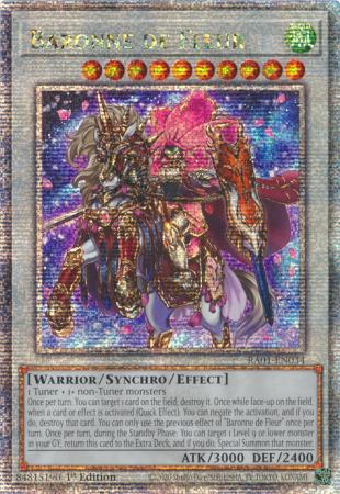 遊戯王 フルール・ド・バロネス プレイマット WCQ JUDGE 2023 遊戯王