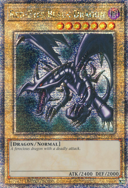 真紅眼の黒竜 初期 超美品 レッドアイズブラックドラゴン 遊戯王 真紅