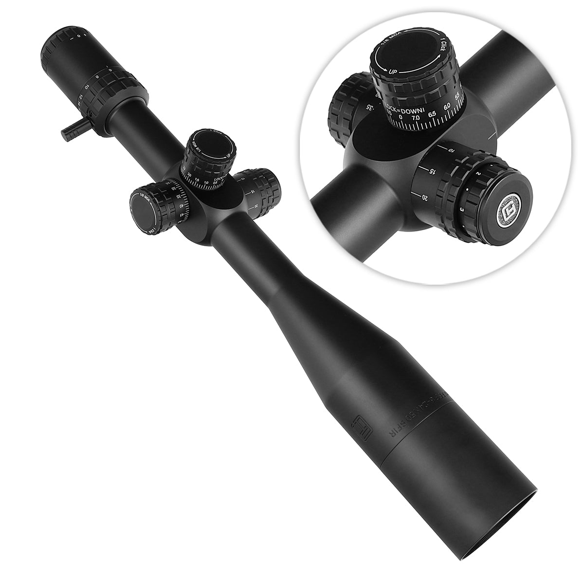 ohhunt® Guardian 6-24X50 FFP ライフル スコープ、サンシェード