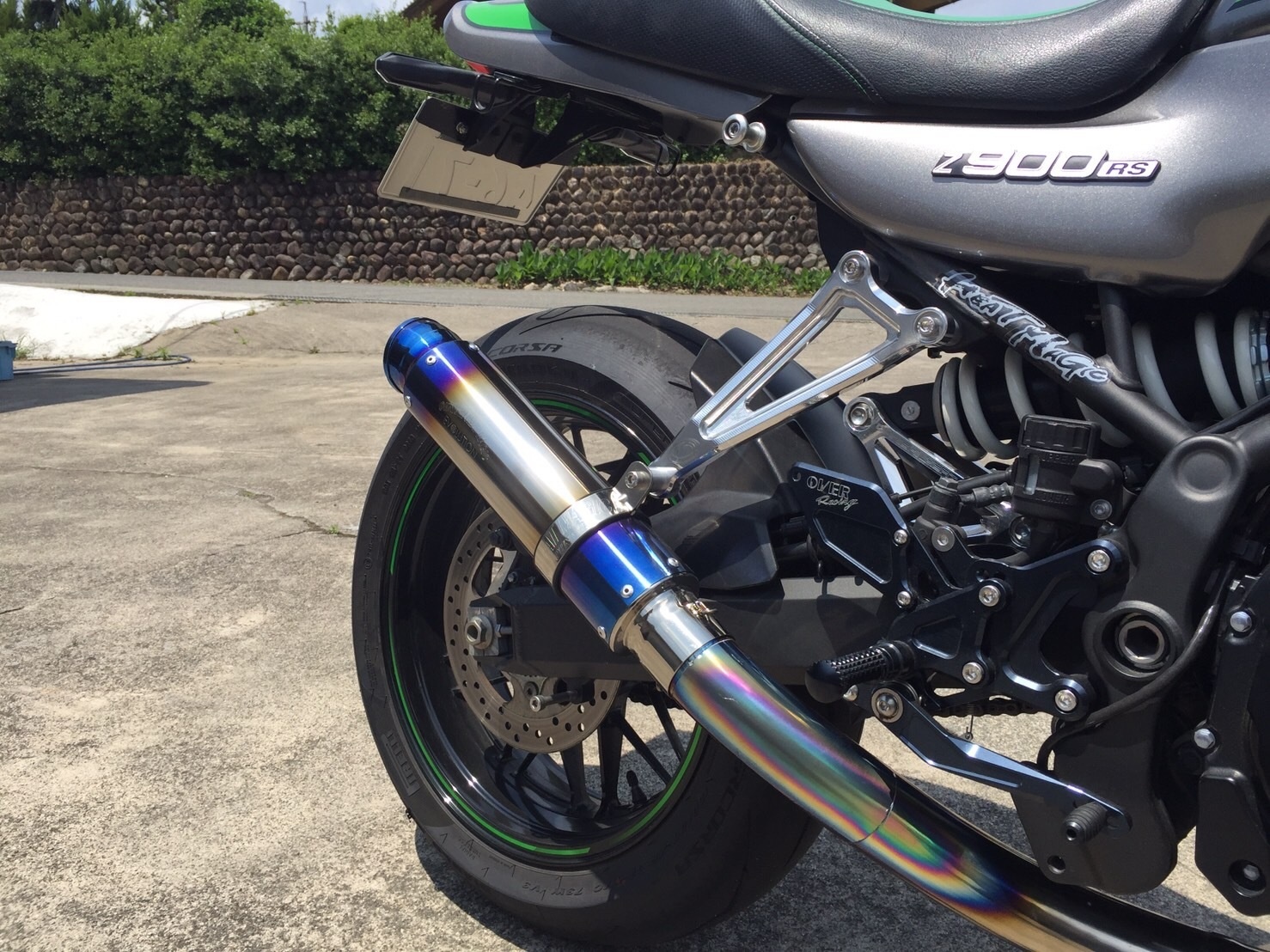 Z900 RS / アルミステー デュアル/マシニング加工・DOWN TYPE用