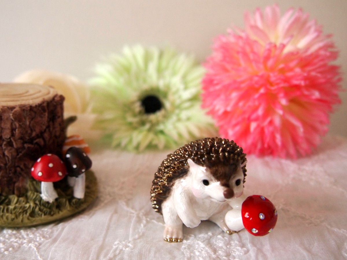 宝石箱シリーズ「ジュエリーボックス・ハリネズミ」