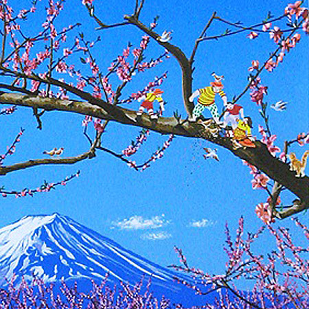 ヒロヤマガタ 日本のエッセンス 富士の花見 | 絵画など美術品の販売と