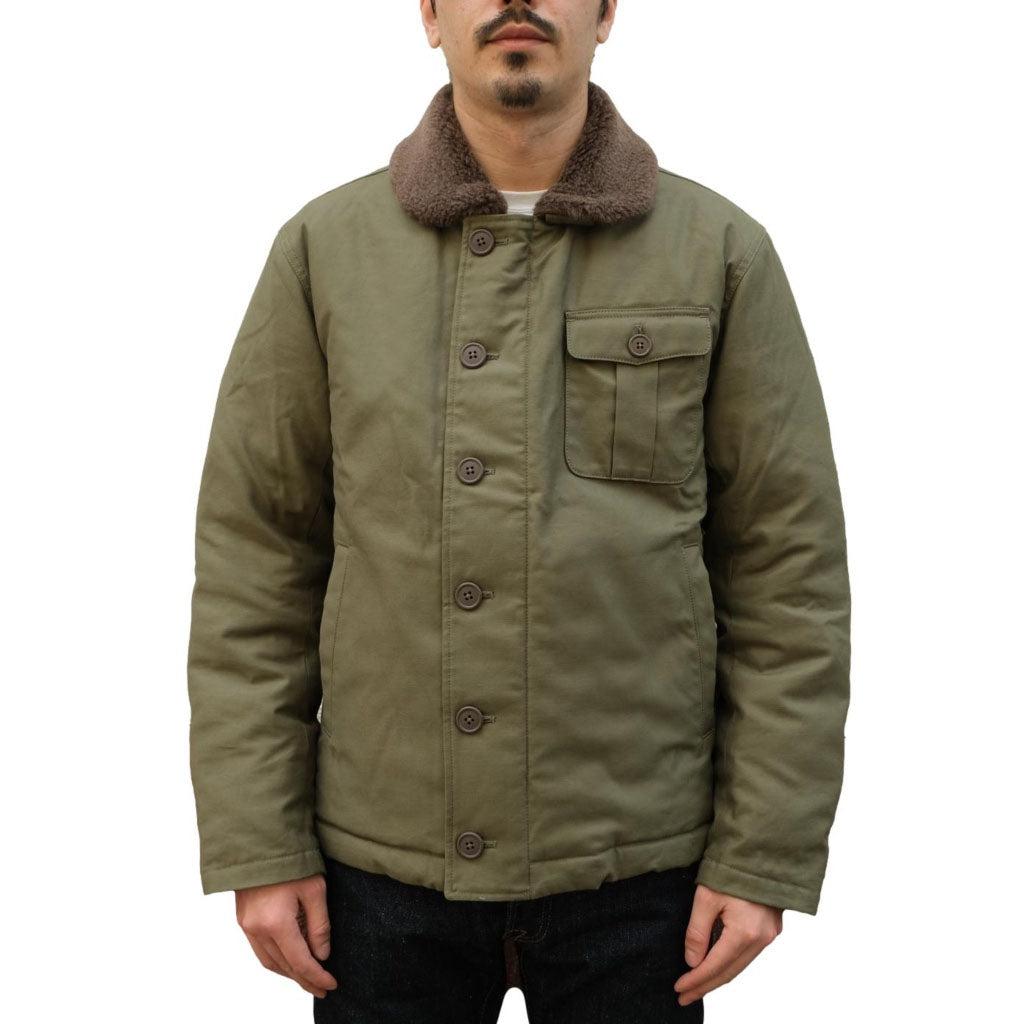 Zanter N1 Down Jacket (Khaki) - Okayama Denim
