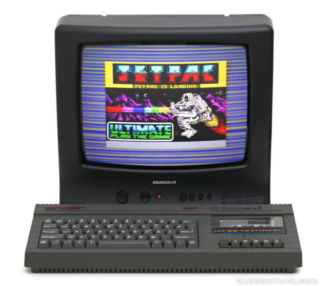 Sinclair ZX Spectrum +2 (1986) | Oldcomputr.com