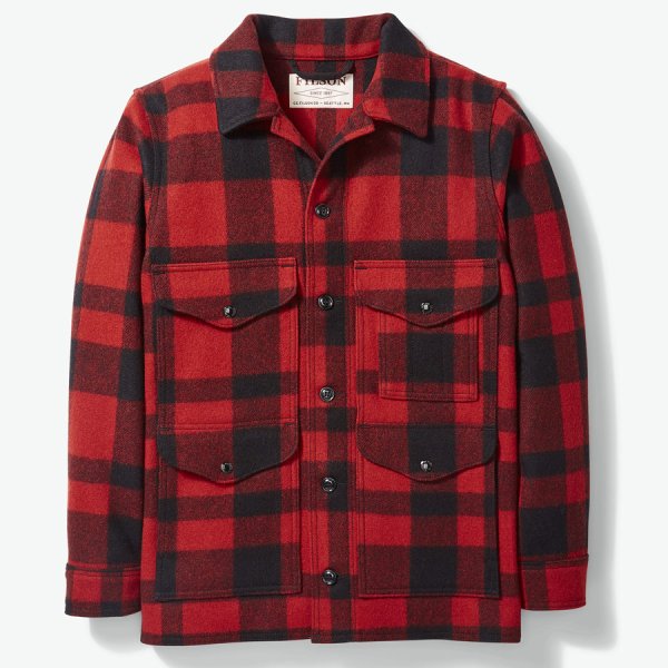 フィルソン マッキーノ クルーザー（レッドxブラック）/Filson
