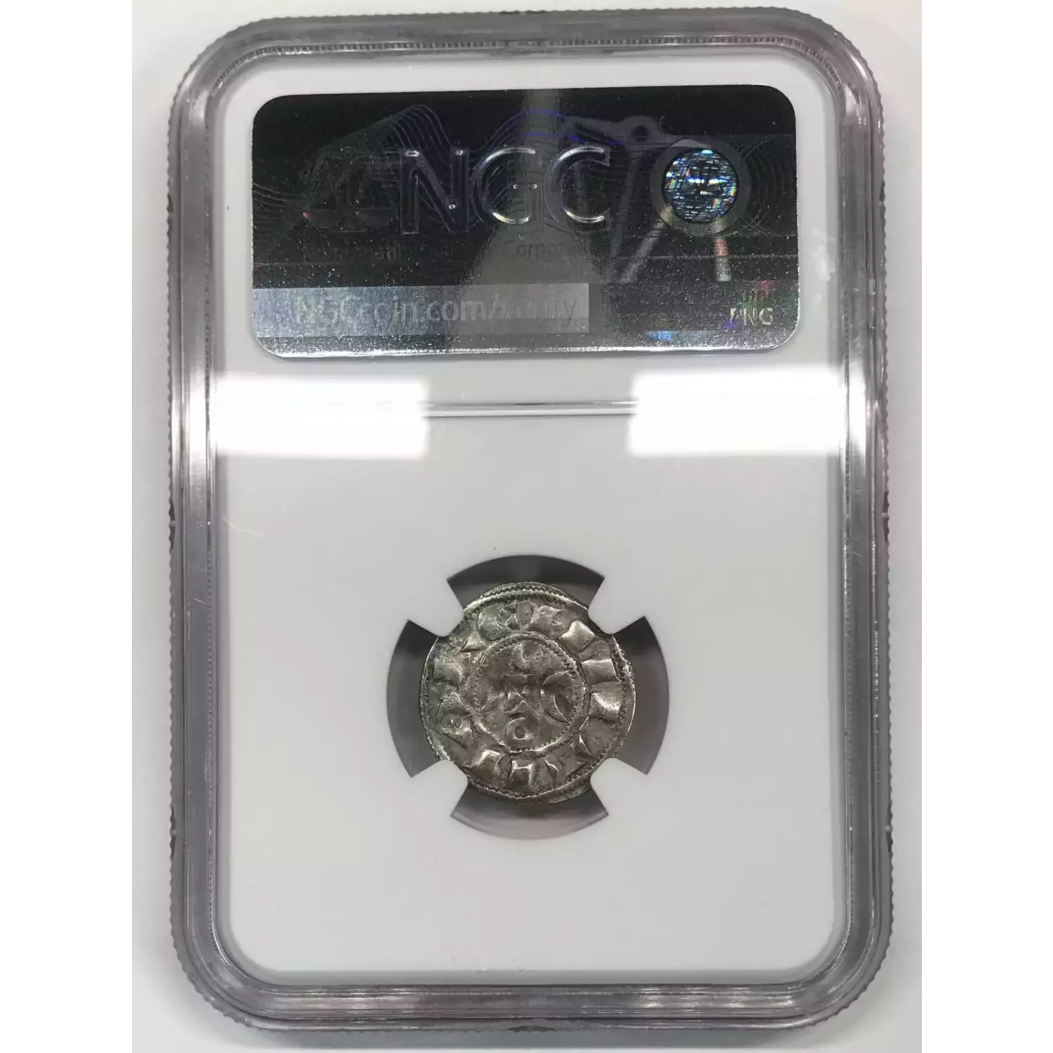 1199-1249 Medieval TBD TBD NGC Authentic France Denier La Marche