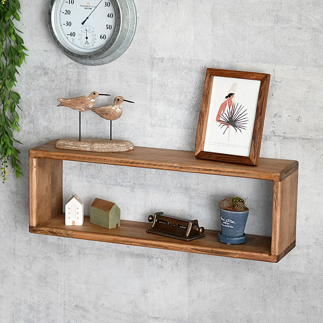 WOOD ボックスシェルフ シャロー | ゼネラルストア オルネ
