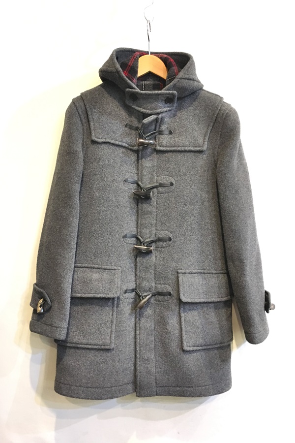 英国製 グローバーオール ダッフルコート L グレー ロング丈 90s 古着