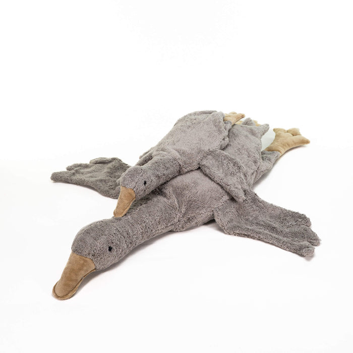 Senger Cuddly Animal Goose Large Grey Organic Soft Toys Australia