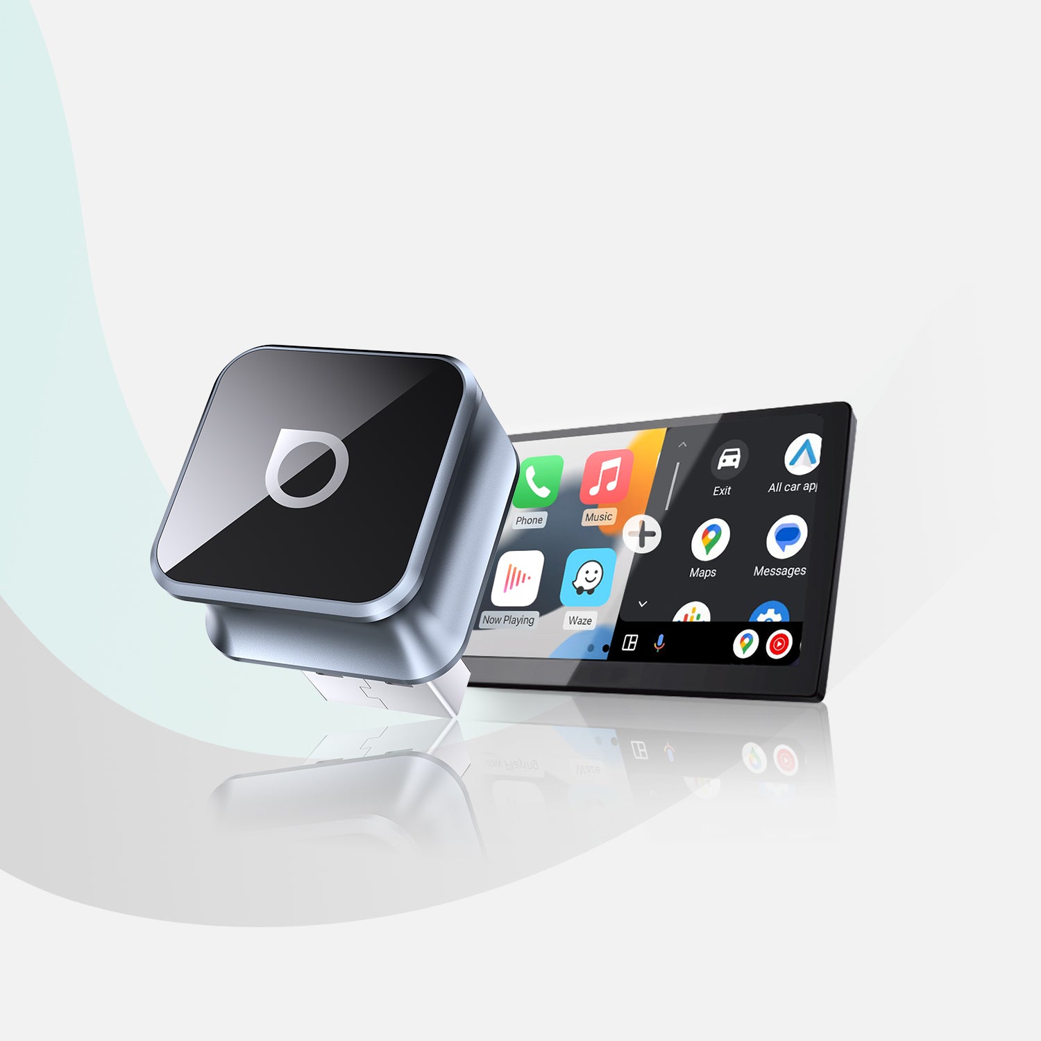 Ottocast Mini Wireless CarPlay & Android Auto Adapter | Plug and Play