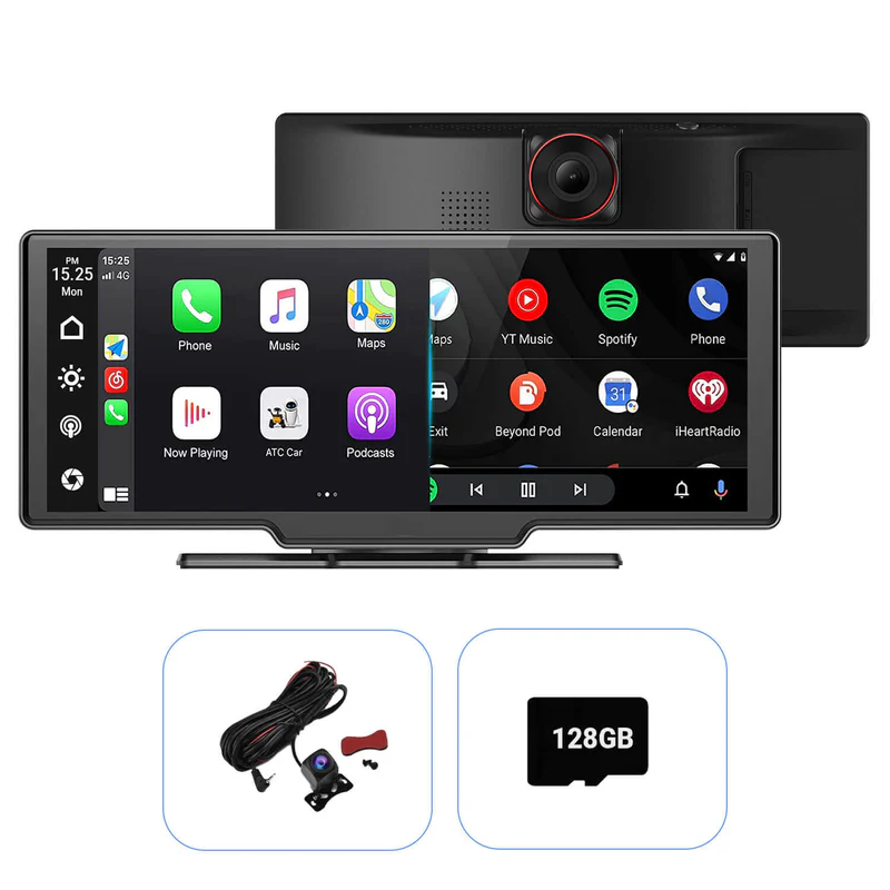 Ottoscreen Portable 10 Apple CarPlay & Android Auto Car Display