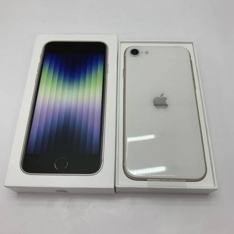 softbank】○iPhone SE(第3世代) 64GB(スターライト)/SIMロックなし