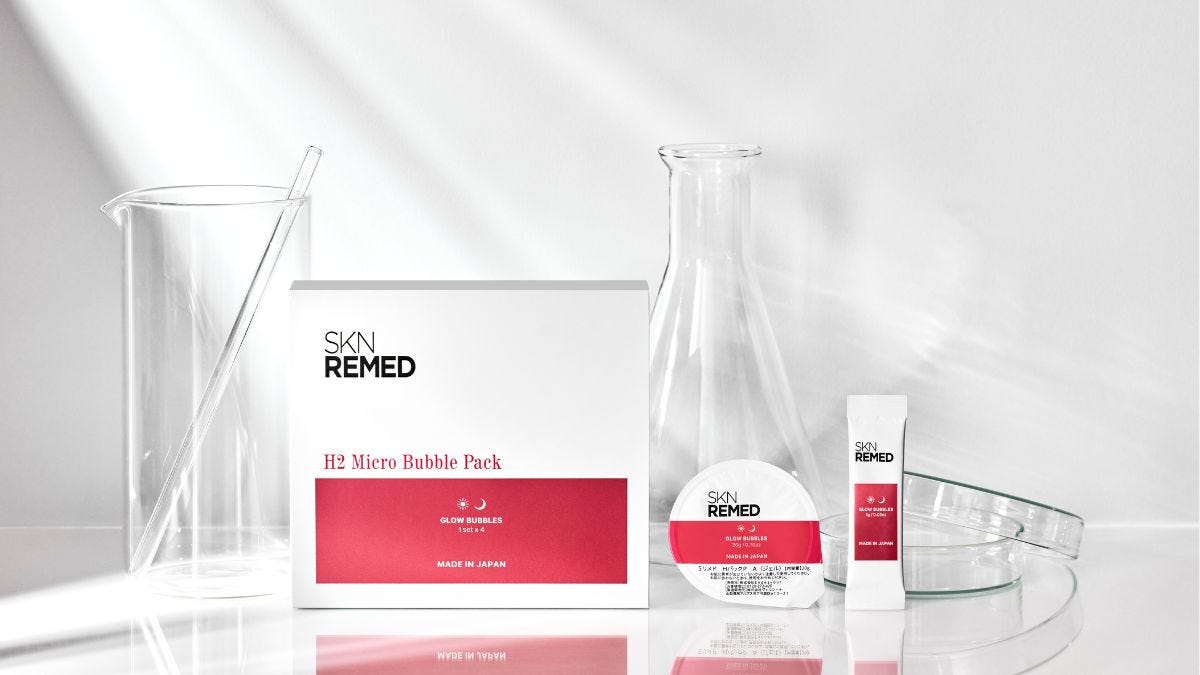 SKN REMEDから、高濃度水素パック「H2 マイクロバブルパックP」が発売