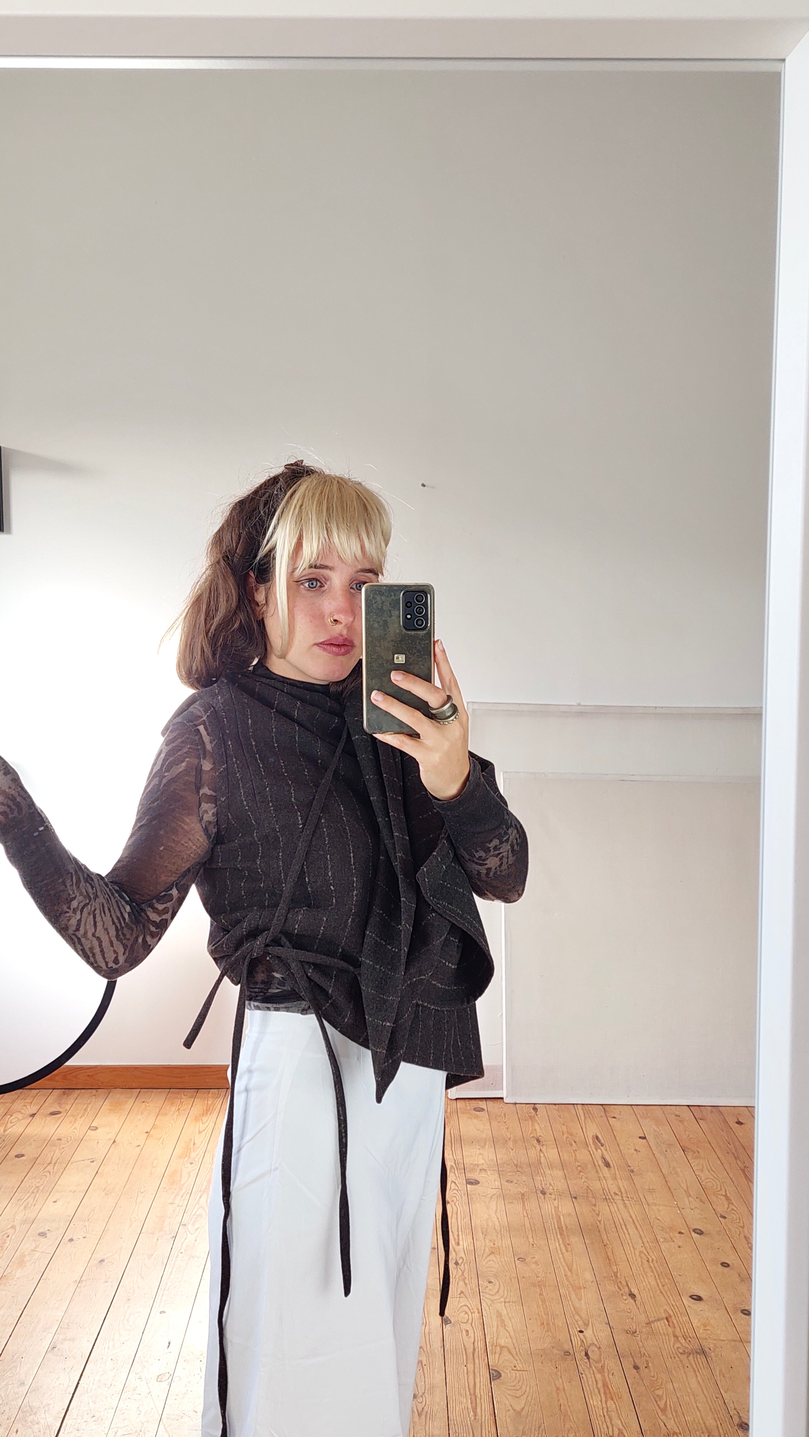 Ann Demeulemeester ultra versatile gilet – LMR-Merina