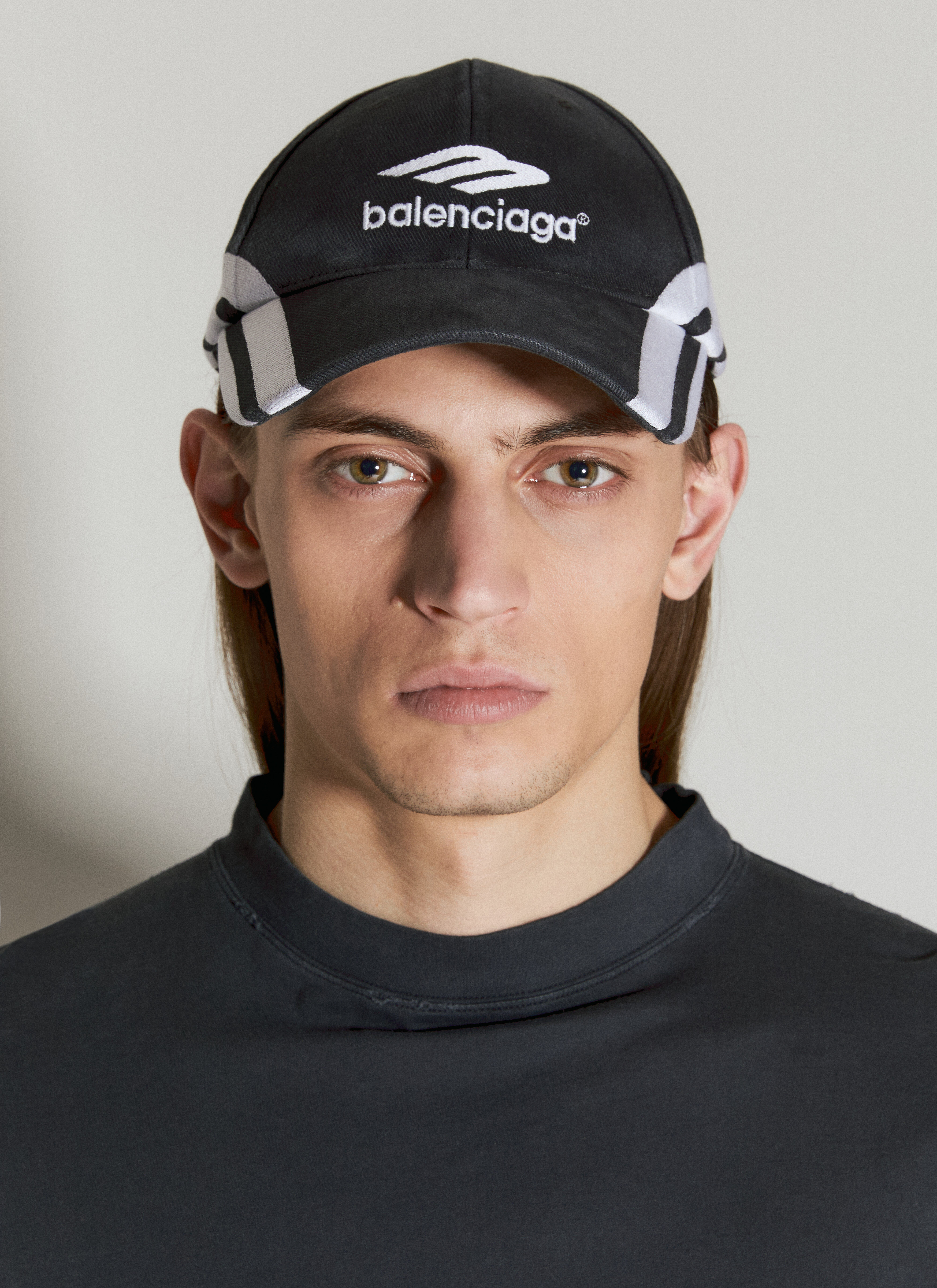 Balenciaga Men's' 3B Sports Icon Baseball Cap in Black | LN-CC®