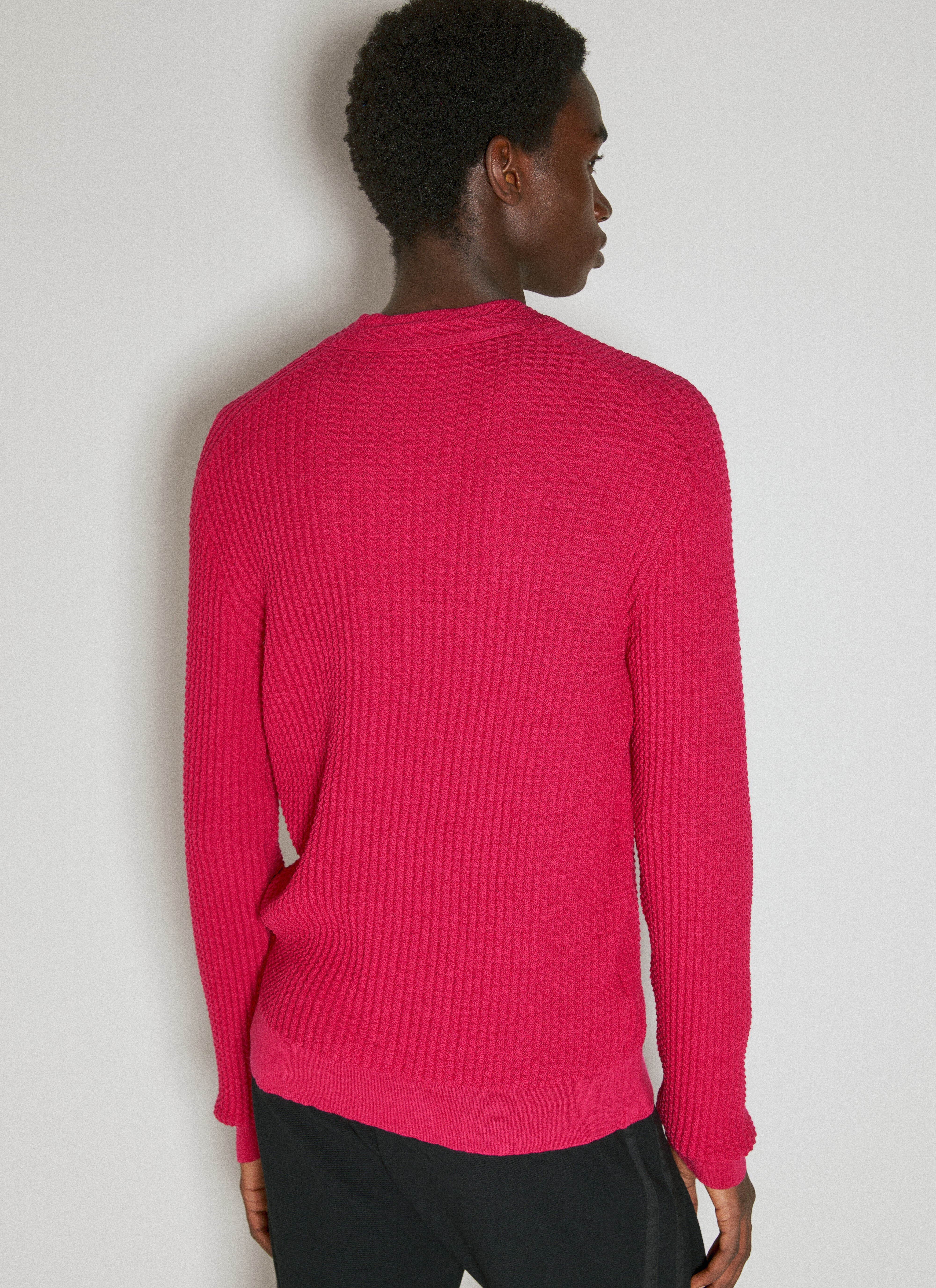 Kiko Kostadinov Men's' Sorelle Anchor Sweater in Pink | LN-CC®