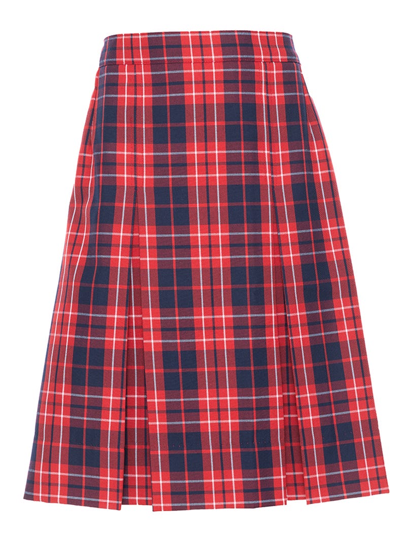 Pleated Check Skirt Australia // Lowes
