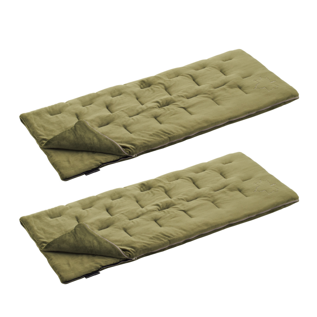 丸洗いやわらか あったかシュラフ・-2 2個セット|ギア|寝具|シュラフ