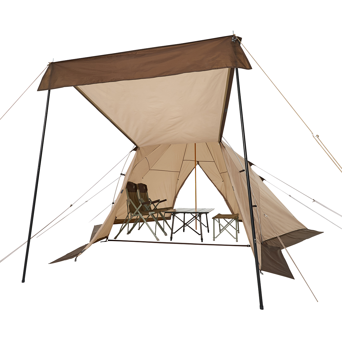 Tradcanvas Tepeeリビング400-BB|ギア|テント|ワンポールテント|製品