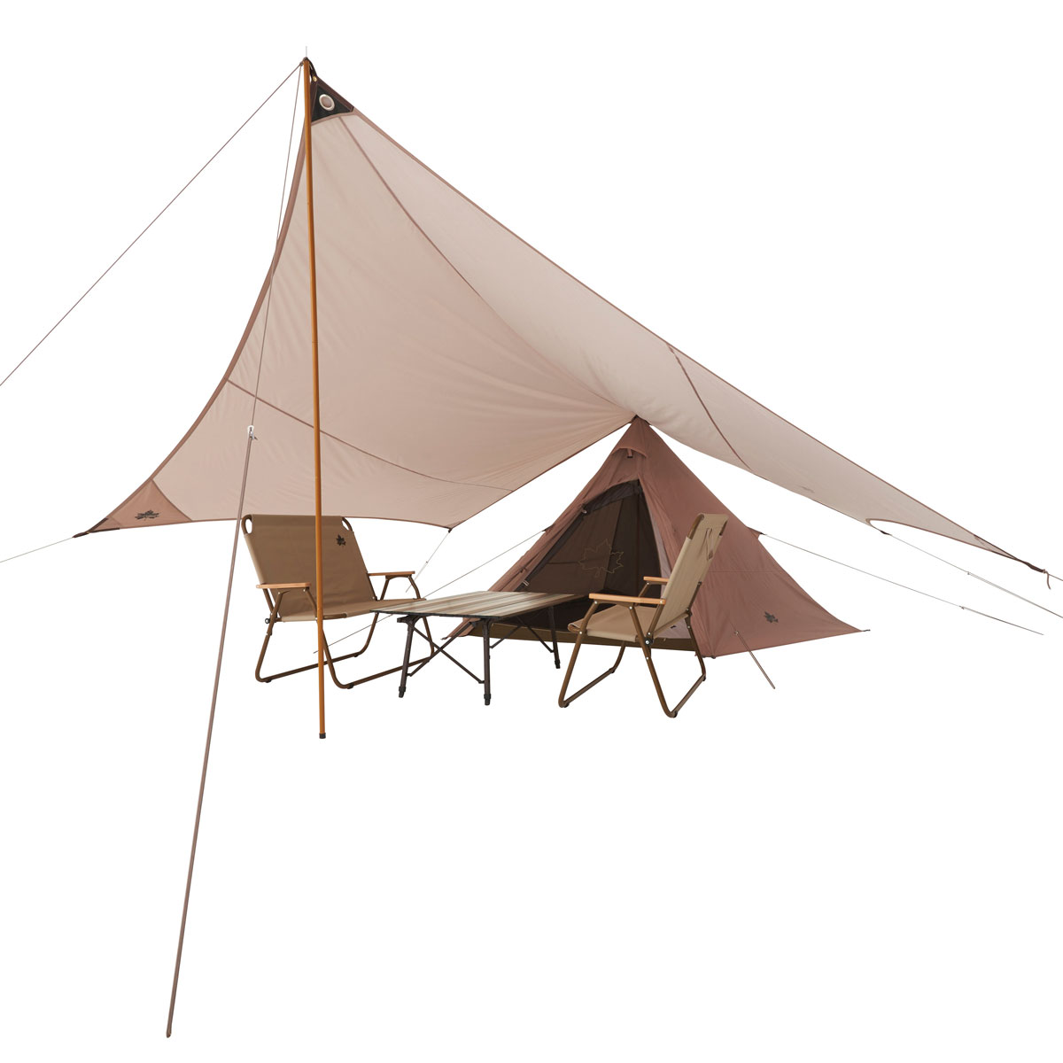 Tradcanvas Tepee＆タープ350-BB|ギア|テント|ワンポールテント|製品