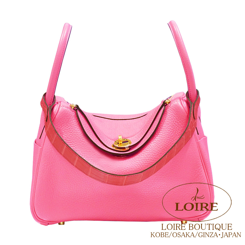 HERMES Lindy26 エルメス リンディ26 ローズアザレ エルメス リンディ 26 ローズアザレ/パラジウム金具 エバーカラー