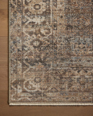 HER-07 MOCHA / DENIM | Loloi Rugs