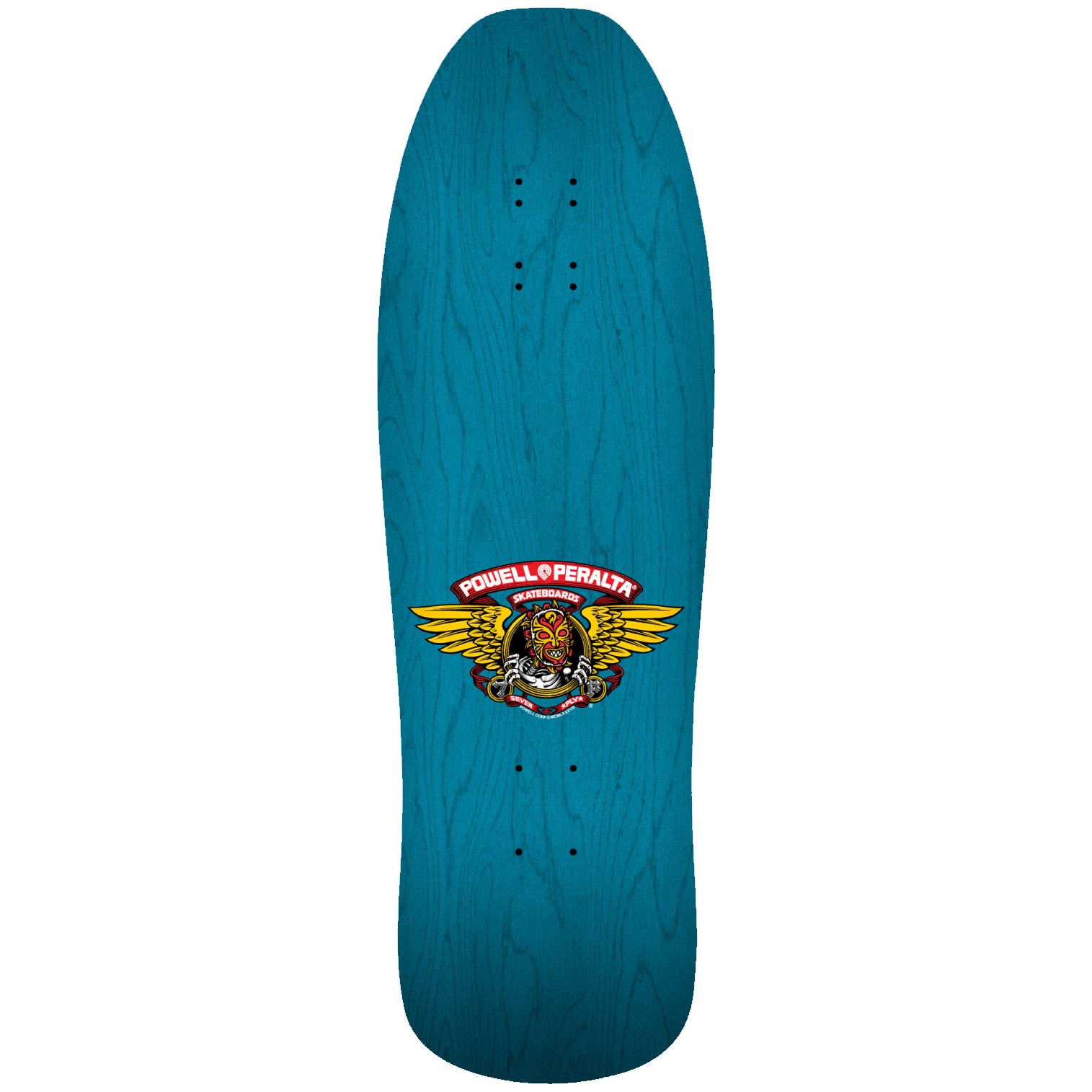 Powell Peralta Ricky Guerrero Mask Skateboard Deck Blue