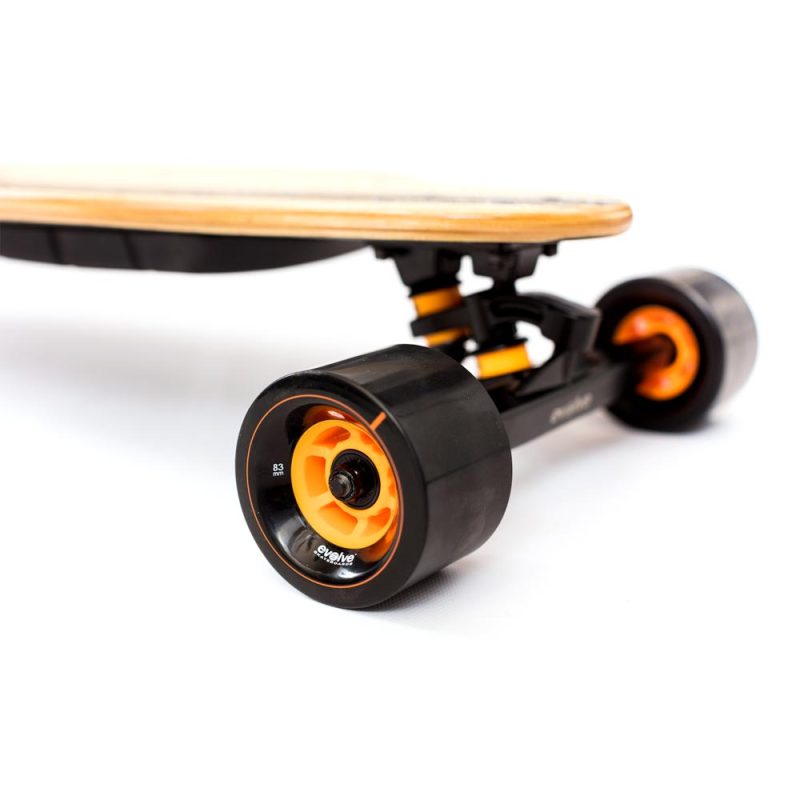 Evolve One Bamboo Street Electric Skateboard Kicktail - BoarderLabs