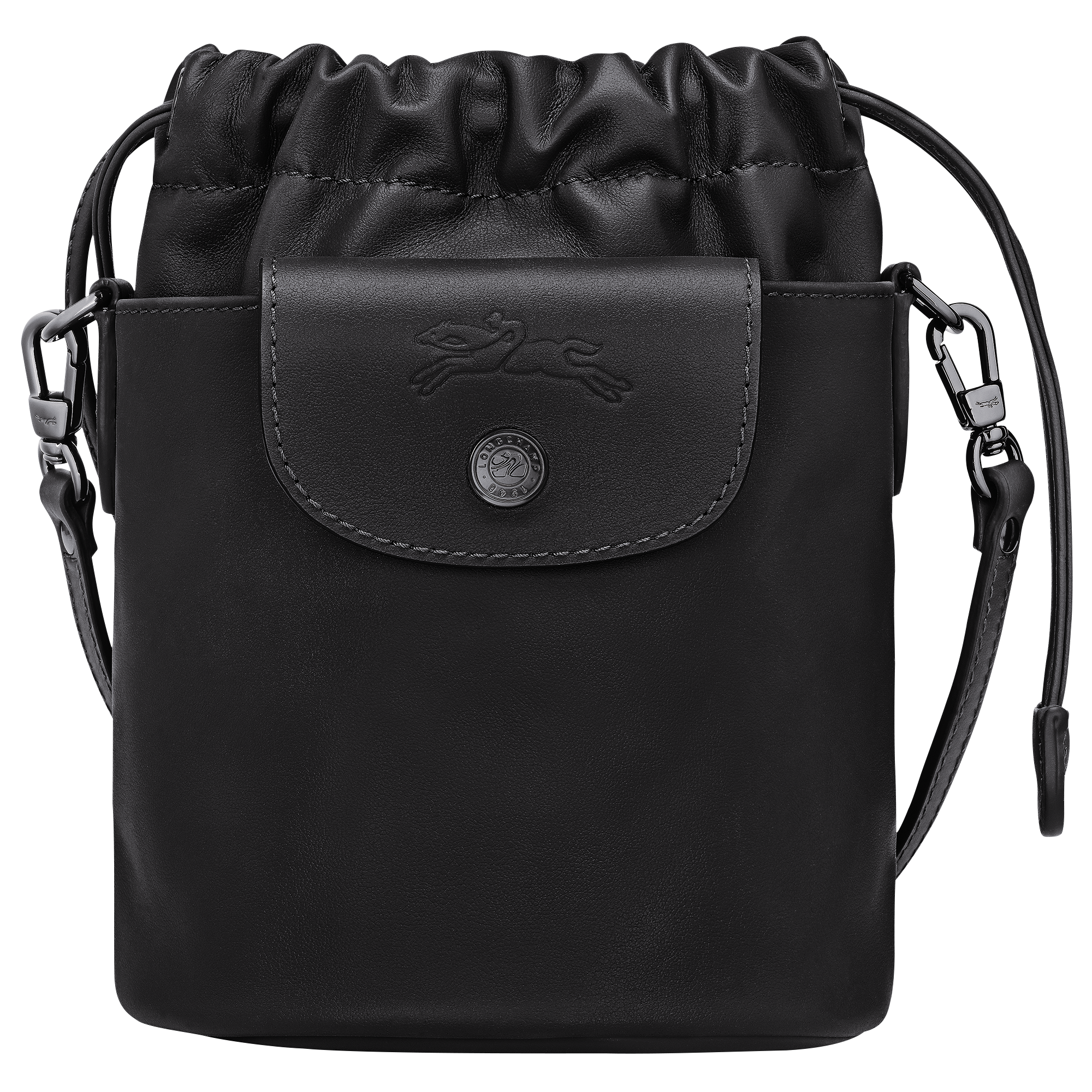 Le Pliage Xtra XS Bucket bag Black - Leather | Longchamp US