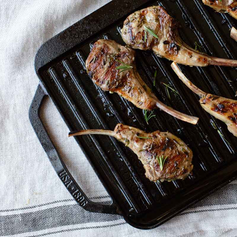 Chef Collection Reversible Grill/Griddle | Lodge Cast Iron