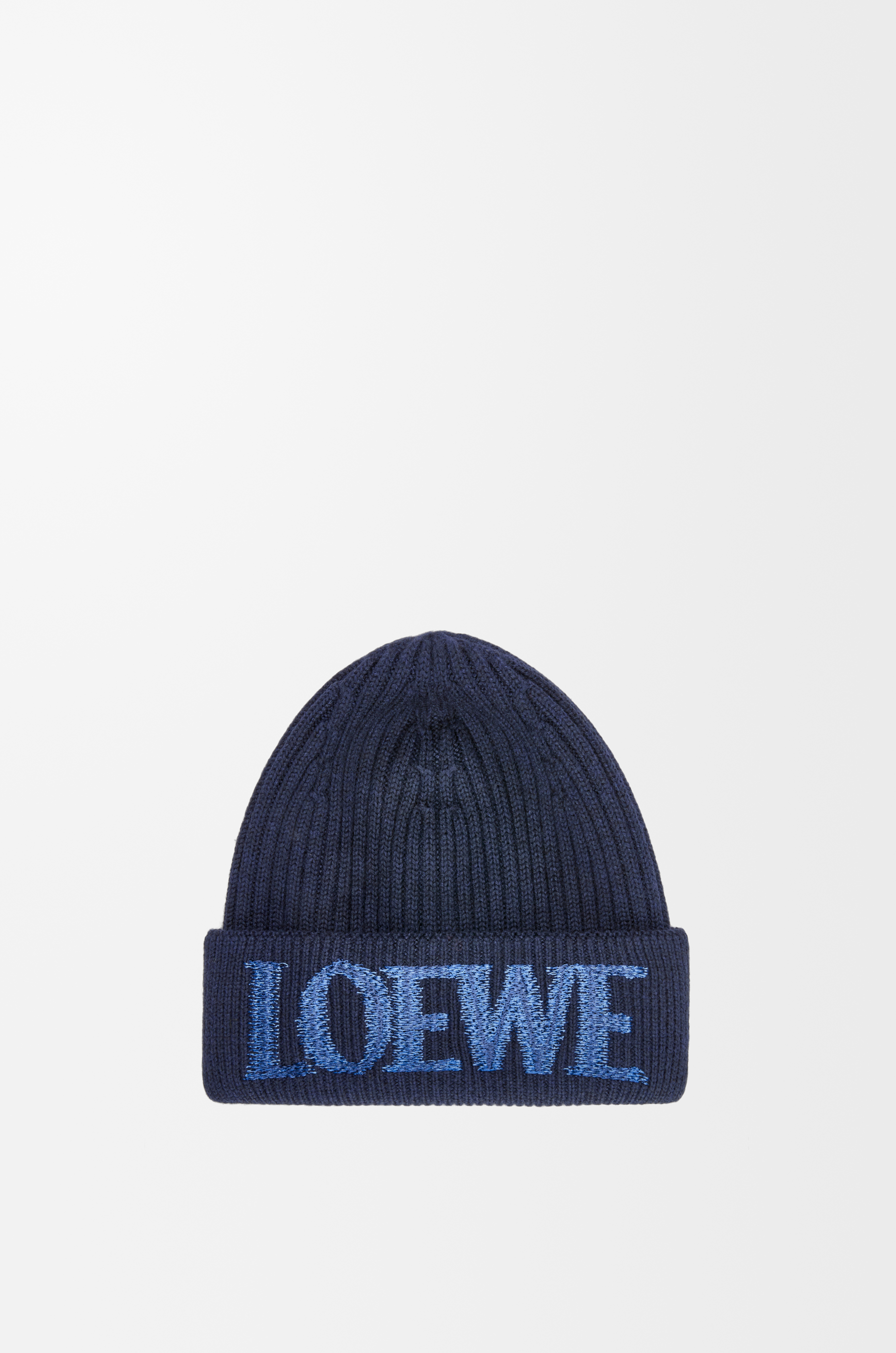 ロエベ ビーニー（ウール） ブルー - LOEWE Japan official website