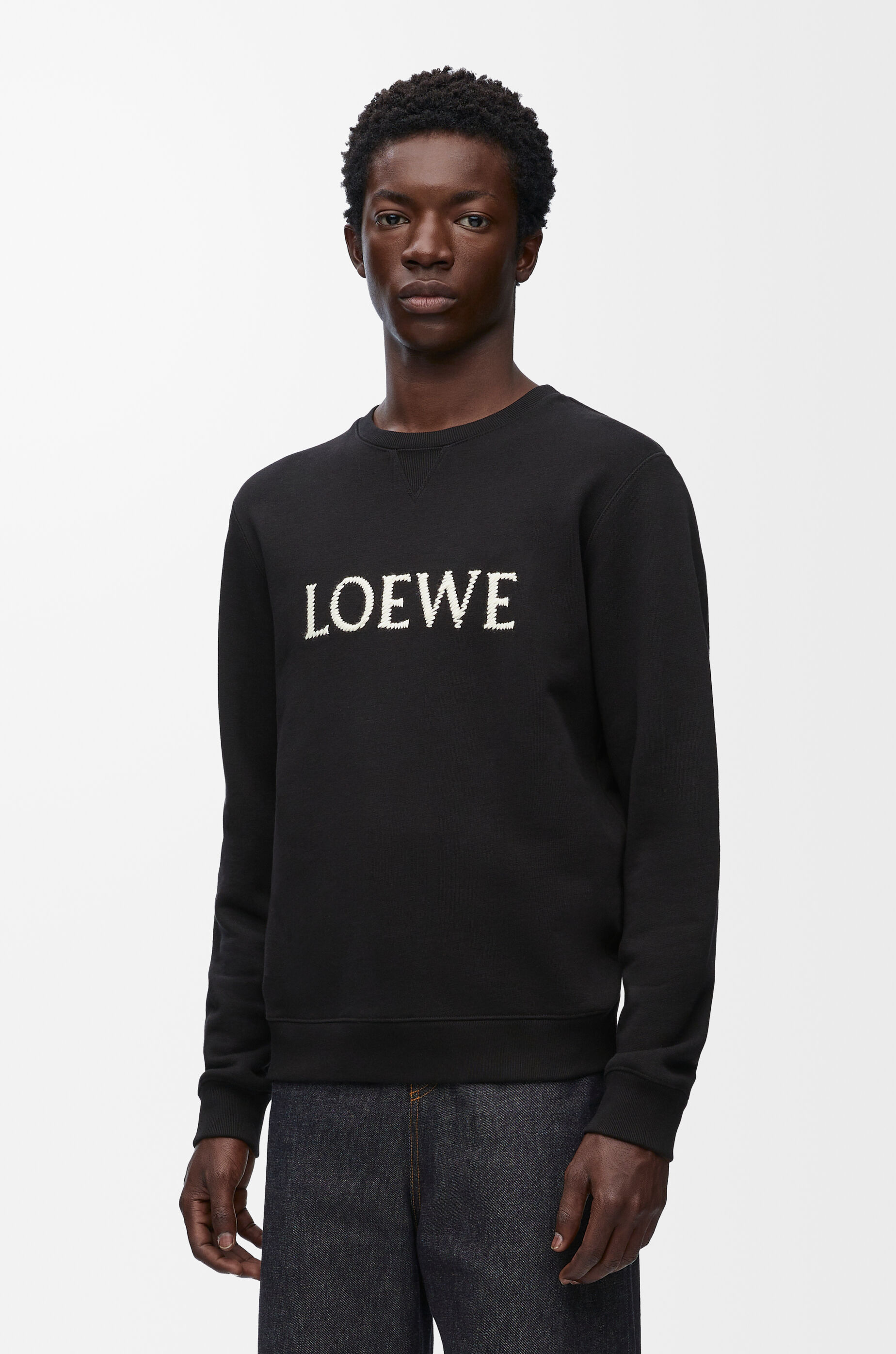 LOEWE アナグラム レギュラーフィット スウェットシャツ ブラック M