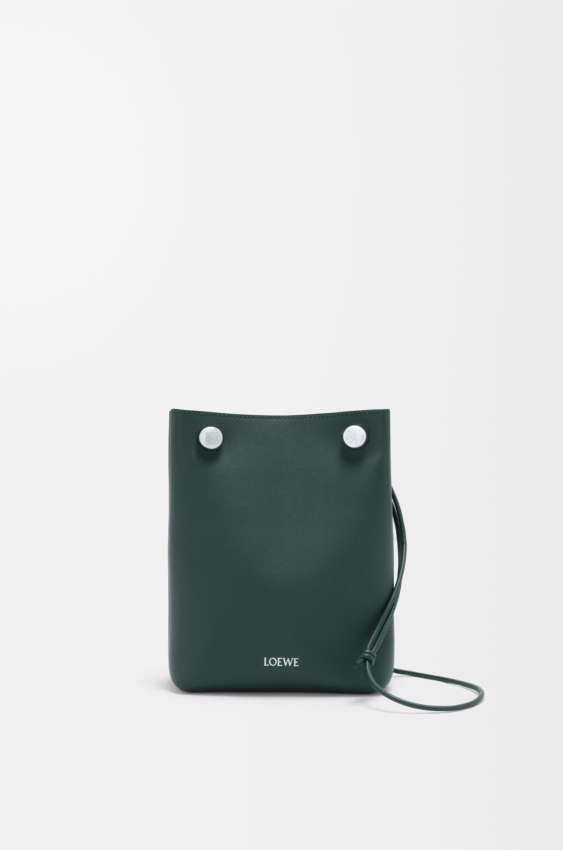 ぺブル ポーチ（スムースカーフ） ブラック - LOEWE Japan official
