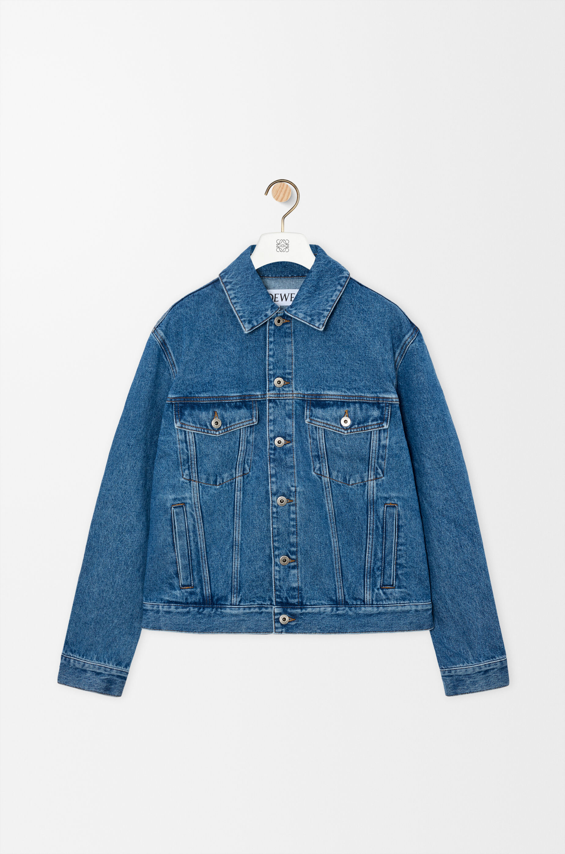 Anagram jacket in denim Blue - LOEWE USA Official Website