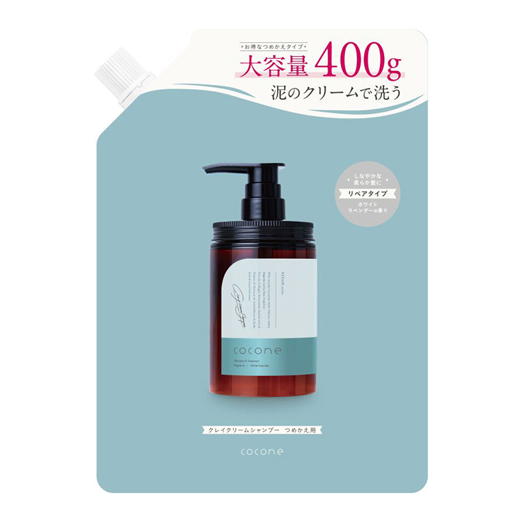 クレイクリームシャンプー リペア R 詰め替え 400g: コスメ