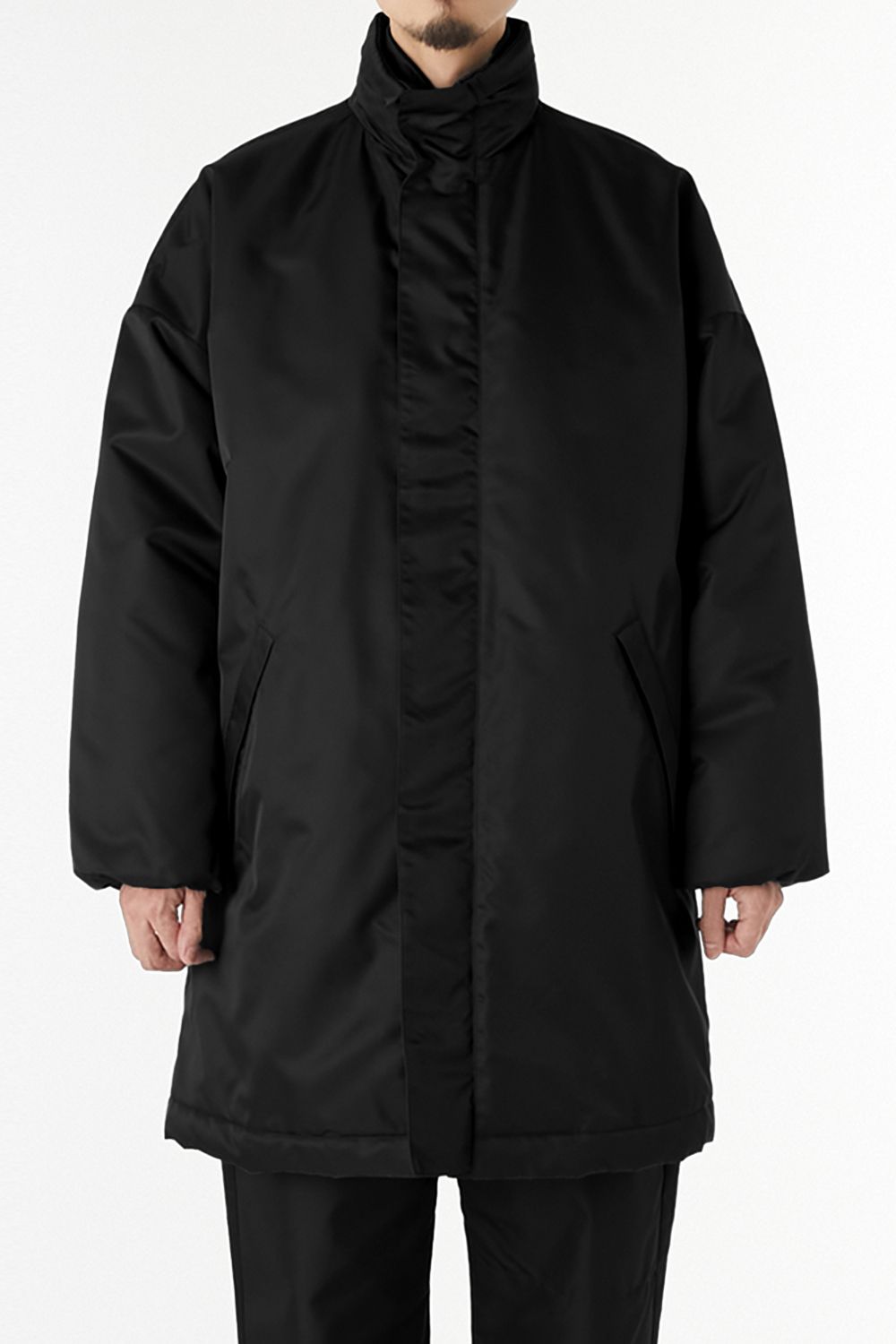 N.HOOLYWOOD - N.HOOLYWOOD COMPILE STAND COLLAR COAT / エヌ