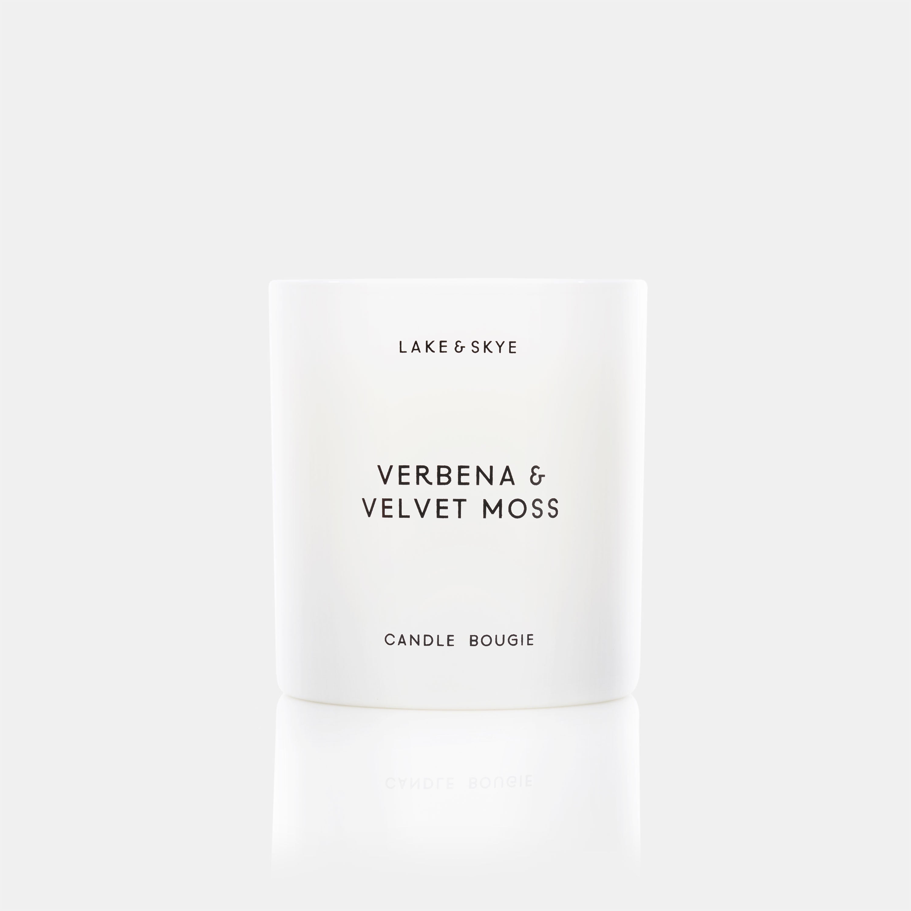 Verbena & Velvet Moss Candle – Lake and Skye