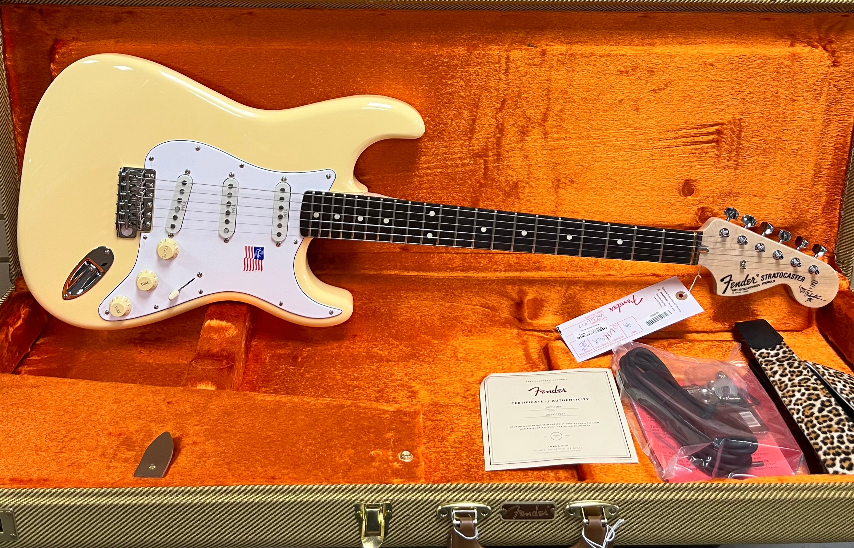 Fender USA Yngwie Malmsteen Stratocaster Scalloped Rosewood